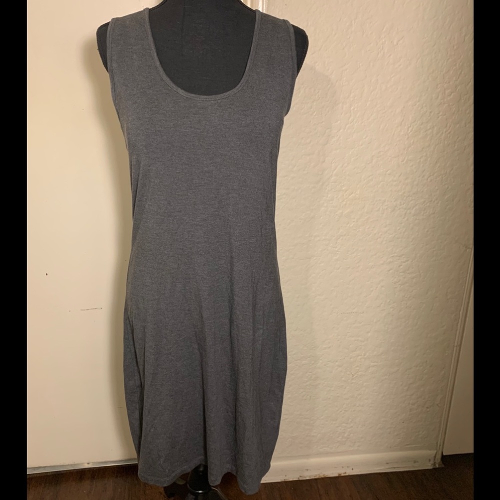 Athleta Racer- back dress with built-in bra size M